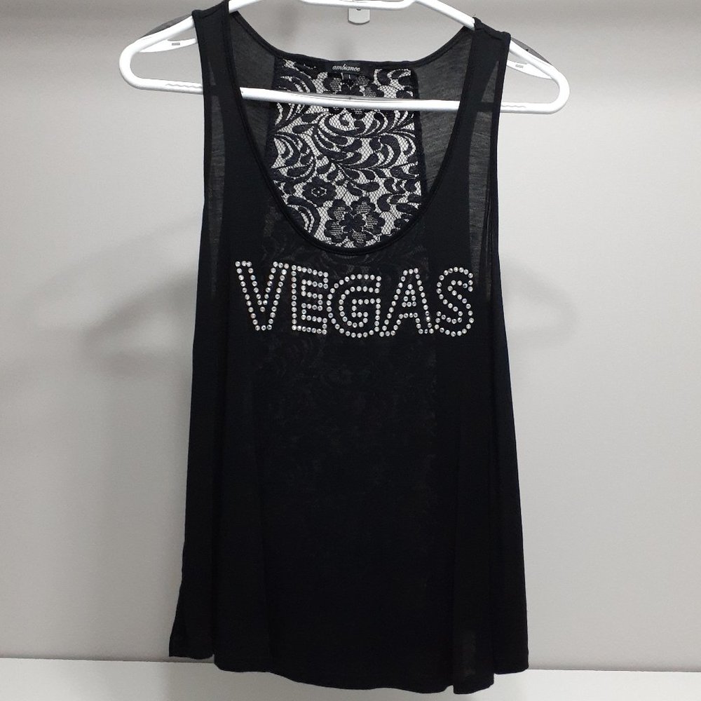 Black Sleeveless Tank Top
